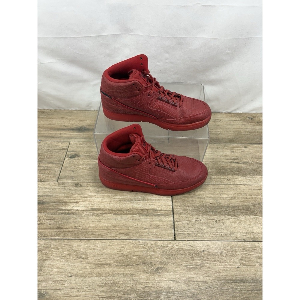 Nike Air Python Men's Size 8 US 705066-600 Red Mid Top Lace Up Athletic Shoes - Picture 2 of 10